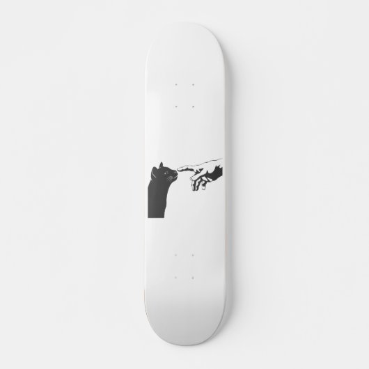 Michelangelo Katze - Wählen Sie die Hintergrundfar Skateboard (Vorne)