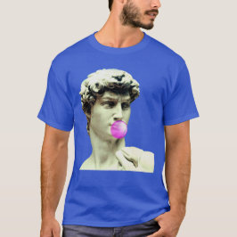 Michelangelo Kaugummi-Statue lustig T-Shirt