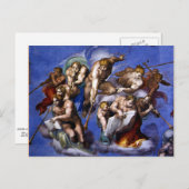Michelangelo - Letztes Urteil (Detail) Postkarte (Vorne/Hinten)