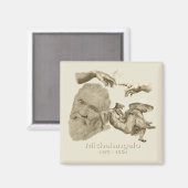 Michelangelo Magnet (Vorderseite/Rückseite)