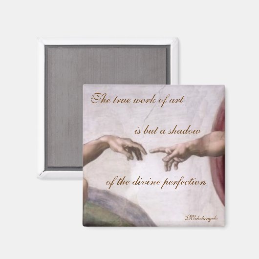 Michelangelo Magnet (Vorderseite/Rückseite)