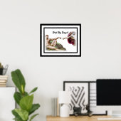 Michelangelo - Menschenerschaffung - Finger ziehen Poster (Heimbüro)