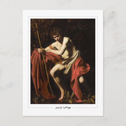 Michelangelo Merisi da Caravaggio #10 - Fine Art Postkarte (Vorderseite)