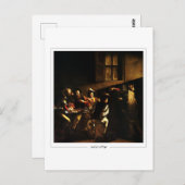 Michelangelo Merisi da Caravaggio #21 - Kunstkunst Postkarte (Vorne/Hinten)