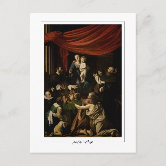 Michelangelo Merisi da Caravaggio #2 - Kunstkunst Postkarte (Vorderseite)