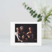 Michelangelo Merisi da Caravaggio #32 - Fine Art Postkarte (Stehend Vorderseite)