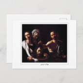 Michelangelo Merisi da Caravaggio #32 - Fine Art Postkarte (Vorne/Hinten)