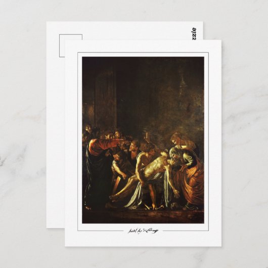 Michelangelo Merisi da Caravaggio #47 - Fine Art Postkarte (Vorne/Hinten)