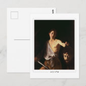 Michelangelo Merisi da Caravaggio #52 - Kunstkunst Postkarte (Vorne/Hinten)