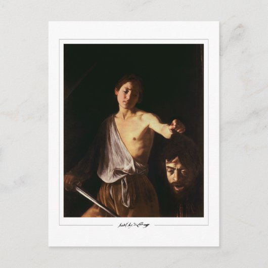 Michelangelo Merisi da Caravaggio #52 - Kunstkunst Postkarte (Vorderseite)