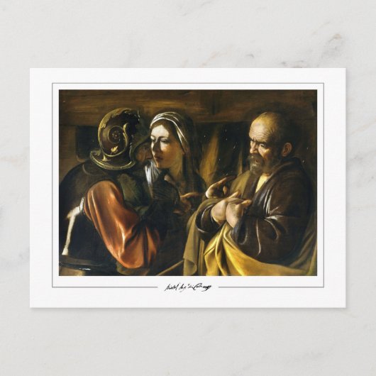 Michelangelo Merisi da Caravaggio #59 - Kunstkunst Postkarte (Vorderseite)