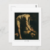 Michelangelo Merisi da Caravaggio #60 - Fine Art Postkarte (Vorne/Hinten)