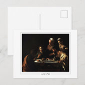 Michelangelo Merisi da Caravaggio #66 - Kunstkunst Postkarte (Vorne/Hinten)