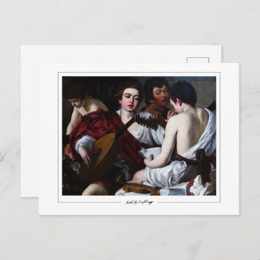 Michelangelo Merisi da Caravaggio #85 - Fine Art Postkarte (Vorne/Hinten)