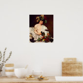 Michelangelo Merisi da Caravaggio-Bacchus Poster (Küche)
