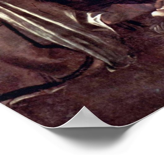 Michelangelo Merisi da Caravaggio - Krippe Poster (Ecke)