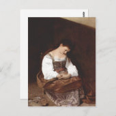 Michelangelo Merisi da Caravaggio Maria Magdalena Postkarte (Vorne/Hinten)