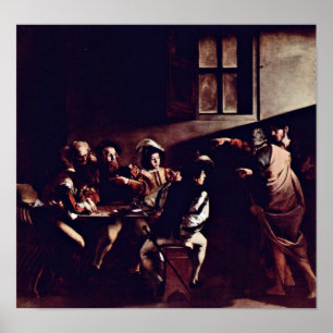 Michelangelo Merisi DA Caravaggio - St Matthew Poster