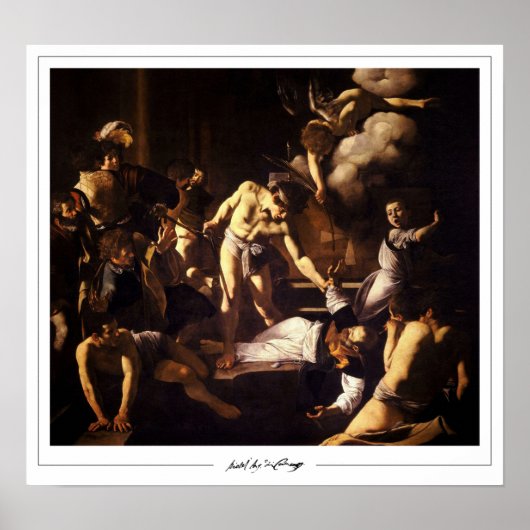 Michelangelo Merisi da Caravaggio Zedign Art Poste Poster (Vorne)