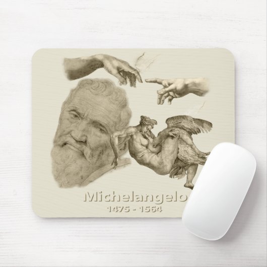Michelangelo Mousepad (Mit Mouse)