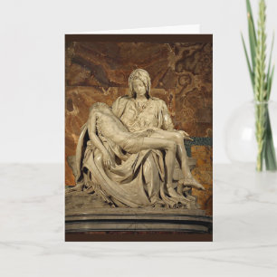 MICHELANGELO PIETA CARD FEIERTAGSKARTE