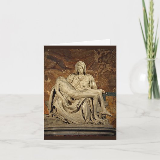 MICHELANGELO PIETA CARD FEIERTAGSKARTE (Vorderseite)