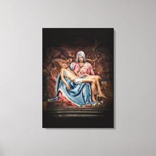 MICHELANGELO PIETÀ LEINWANDDRUCK