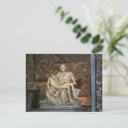 Michelangelo Pieta Postcard Postkarte (Stehend Vorderseite)