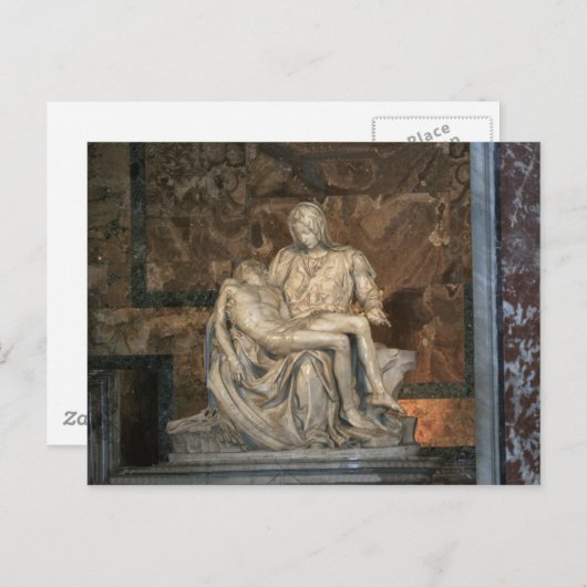 Michelangelo Pieta Postcard Postkarte (Vorne/Hinten)