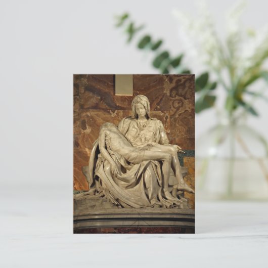 Michelangelo-Pieta Postkarte (Stehend Vorderseite)