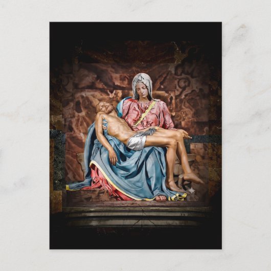 MICHELANGELO PIETÀ Postkarte (Vorderseite)