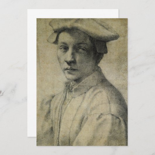 Michelangelo Portrait von Andrea Quaratesi (Vorne/Hinten)