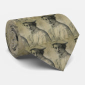 Michelangelo Portrait von Andrea Quaratesi Krawatte (Gerollt)