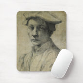 Michelangelo Portrait von Andrea Quaratesi Mousepad (Mit Mouse)