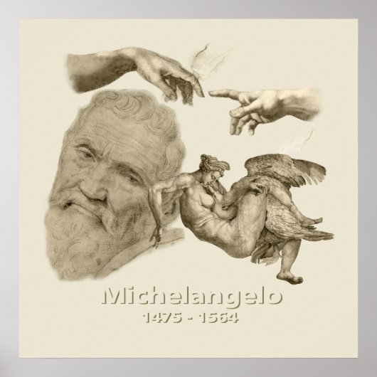 Michelangelo Poster (Vorne)