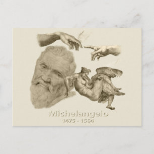 Michelangelo Postkarte