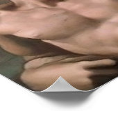 Michelangelo Renaissance Art Poster (Ecke)