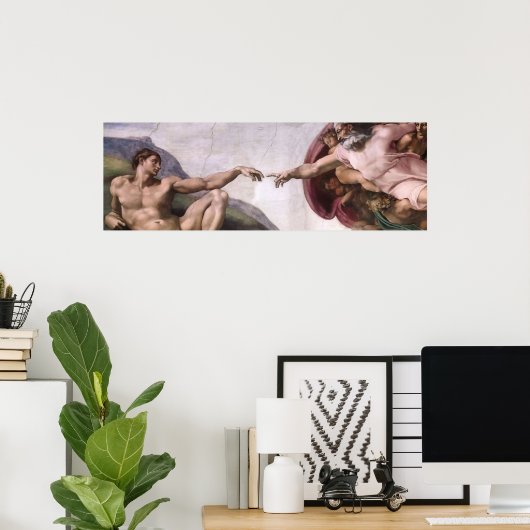 Michelangelo Renaissance Art Poster (Heimbüro)