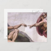 Michelangelo Renaissance Art Postkarte (Vorne/Hinten)
