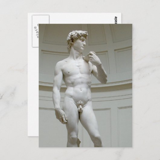 Michelangelo Renaissance Art Postkarte (Vorne/Hinten)