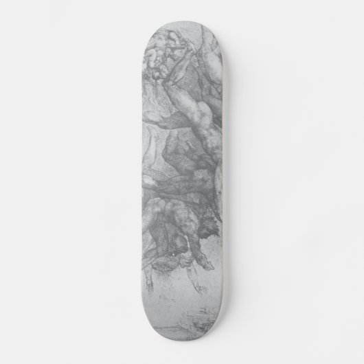 Michelangelo-Renaissance-Kunst Skateboard (Vorderseite)