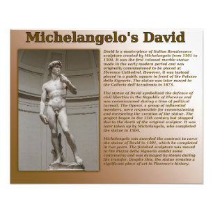 Michelangelo’s David Fotodruck