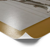 Michelangelo’s David Fotodruck (Ecke)