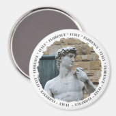 Michelangelo’s David Magnet (Vorderseite/Rückseite)