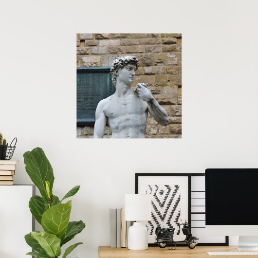 Michelangelo’s David Poster (Heimbüro)