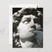 Michelangelo’s David Postkarte (Vorne/Hinten)