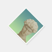 Michelangelo’s David Serviette (Ecke)