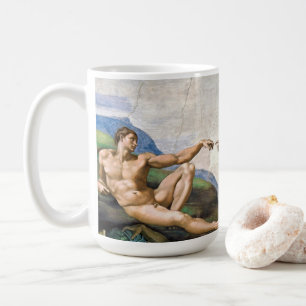 Michelangelo Schöpfung Adams Fine Art Kaffeetasse