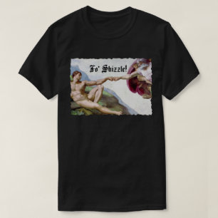 Michelangelo Schöpfung Des Menschen Fist Bump Fo S T-Shirt