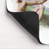Michelangelo Schöpfung des Menschen - Gott Adam Fa Mousepad (Ecke)